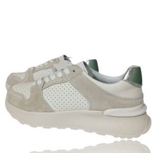 Adidasy damskie skórzane kolor biały beżowy