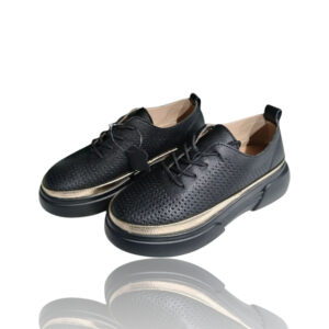 Adidasy damskie skórzane kolor czarny