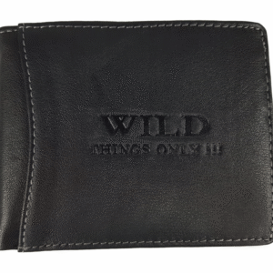 Portfel męski skóra licowa czarny WILD