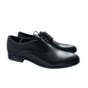 Buty męskie Wizytowe Czarne FRANKO skórzane