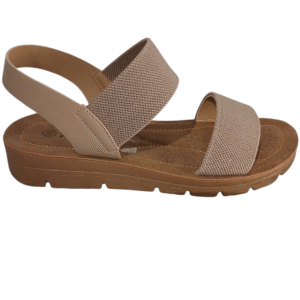 Sandałki damskie lato 2025 Beżowe