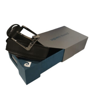 Pasek męski Pierre Cardin w ozdobnym pudełku 135 cm