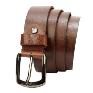 Pasek męski Pierre Cardin Brązowy skórzany 507 kam01