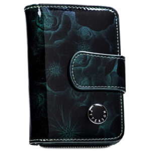 Fioletowy portfel damski ze skóry naturalnej PTN PS115-FDS GREEN Peterson