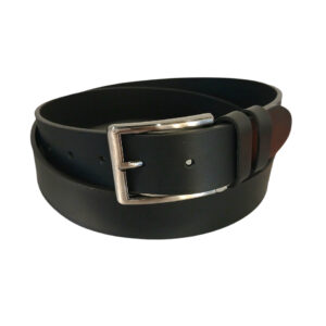 PASEK MĘSKI SKÓRZANY CZARNY 125 CM