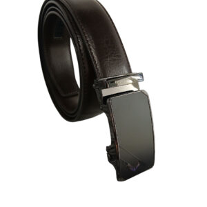 PASEK MĘSKI ELEGANCKI AUTOMAT BRĄZOWY 130 CM