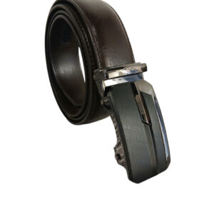 PASEK MĘSKI ELEGANCKI AUTOMAT BRĄZOWY 115 CM