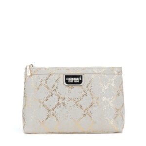 DAMSKA KOSMETYCZKA MONNARI BEŻOWO-ZŁOTA