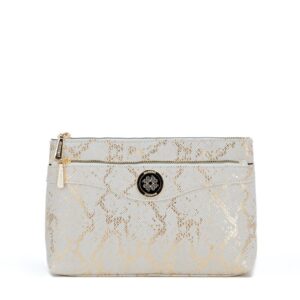 DAMSKA KOSMETYCZKA MONNARI BEŻOWO-ZŁOTA