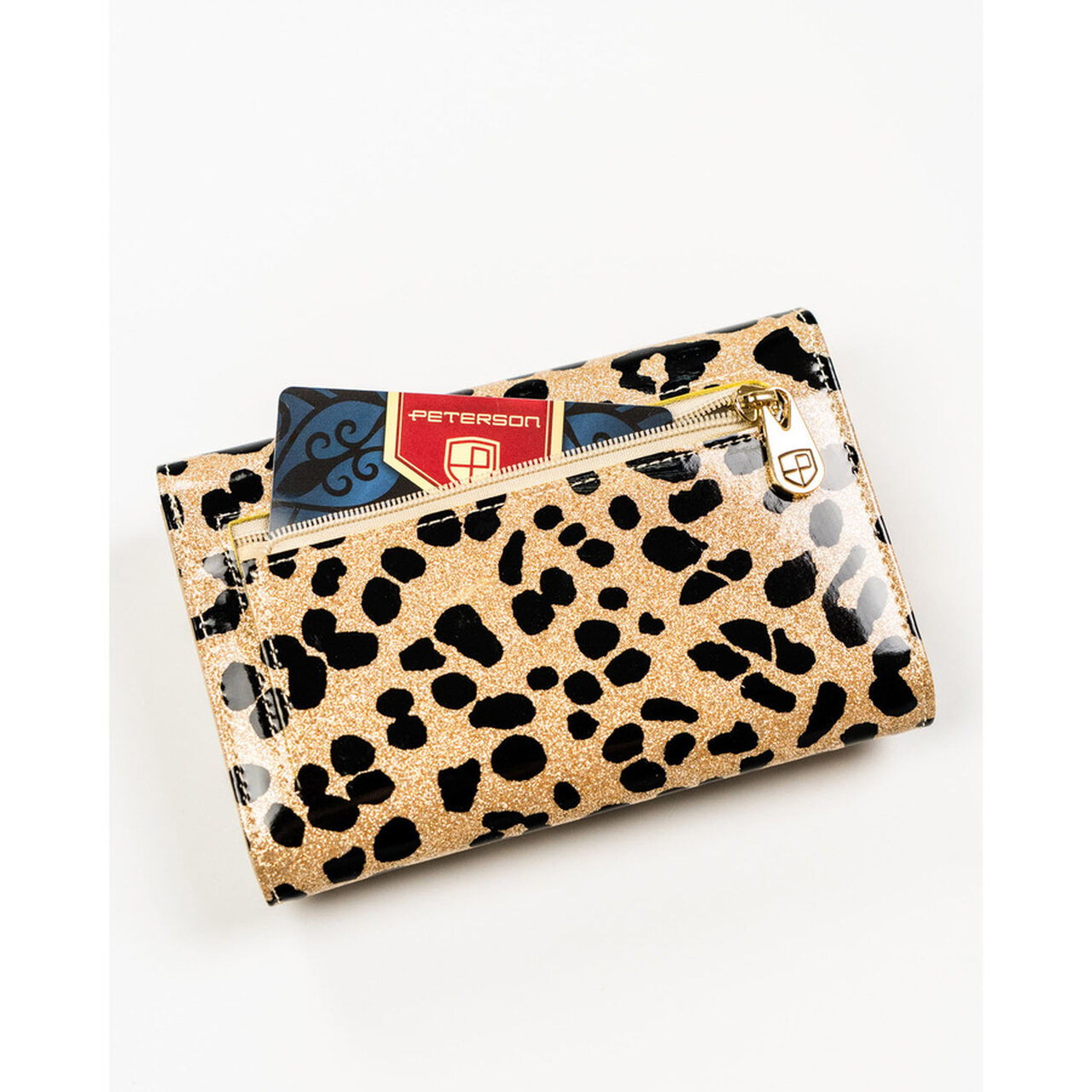 DAMSKI PORTFEL PETERSON CZERWONY SKÓRZANY PTN PS112-PDS/2197 - obrazek 7