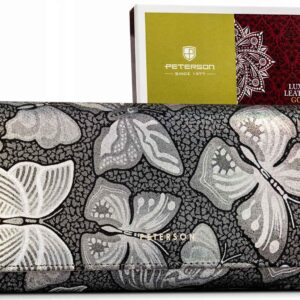 SZARY PORTFEL DAMSKI SKÓRZANY PETERSON PTN 42100-ONBF/9510 GRAY