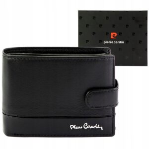 Pierre Cardin PORTFEL MĘSKI SKÓRZANY CZARNY YS605 324A