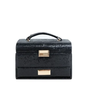 MONNARI Kuferek Na Biżuterię Kosmetyki Organizer Lusterko Rączka Na Prezent