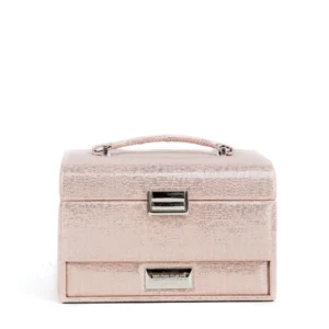 Kuferek na biżuterię Monnari ETU0020-M26 jasne różowe croco