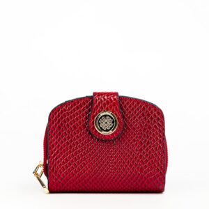 PORTFEL DAMSKI MONNARI CZERWONY LAKIEROWANY PUR0160-005