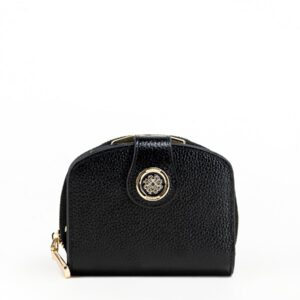 PORTFEL DAMSKI MONNARI CZARNY LAKIEROWANY PUR0160-020