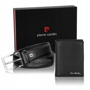 ZESTAW PREZENTOWY PIERRE CARDIN PORTFEL +PASEK +PUDEŁKO ZG-105 120CM