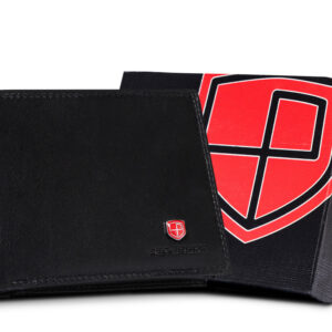 PORTFEL MĘSKI PETERSON SKÓRZANY CZARNY PTN MR-12-CN BLACK