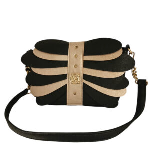 Torebka listonoszka Damska Massimo Contti skóra ekologiczna Czarna