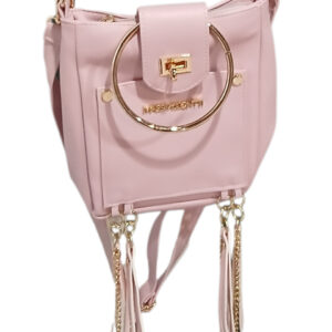 Damska Torebka ekoskóra Massimo Contti Różowa