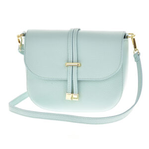 MAŁA SKÓRZANA LISTONOSZKA ZIELONY DAMSKA MADE IN ITALY TS43-03