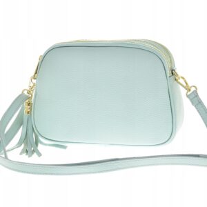 Listonoszka Damska Borse in Pelle skóra naturalna Miętowa