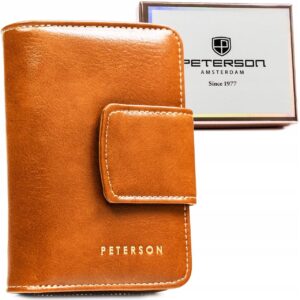 Portfel Damski Peterson skóra ekologiczna jasny brąz PTN009-HF/1527