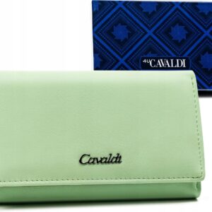 PORTFEL DAMSKI 4U Cavaldi skóra ekologiczna żółty GD29-DNM8080 MINT