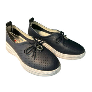 BUTY DAMSKIE WIOSNA LATO GRANATOWE SANTORIO