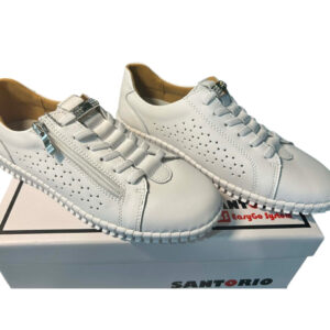 DAMSKIE BUTY WIOSNA LATO SANTORIO BIAŁE