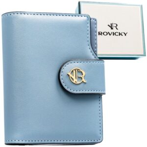 PORTFEL DAMSKI ROVICKI NIEBIESKI EKOSKÓRA