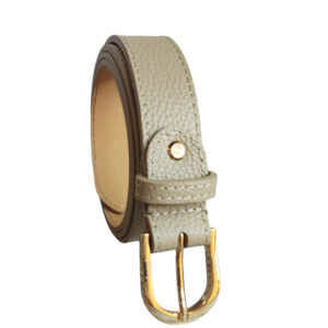 Pasek DAMSKI SKÓRZANY VERA PELLE TAUPE 115 CM
